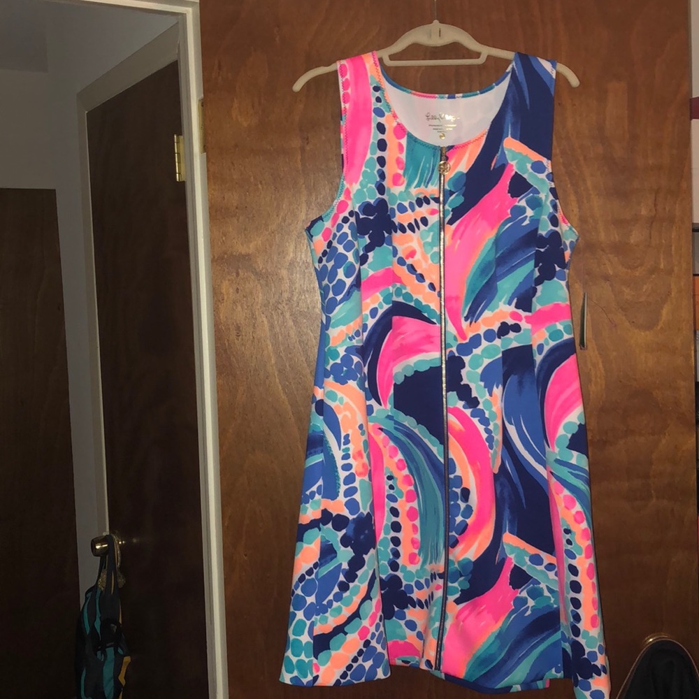 NWT Lilly Pulitzer Sally Dress Ocean Jewels Print
